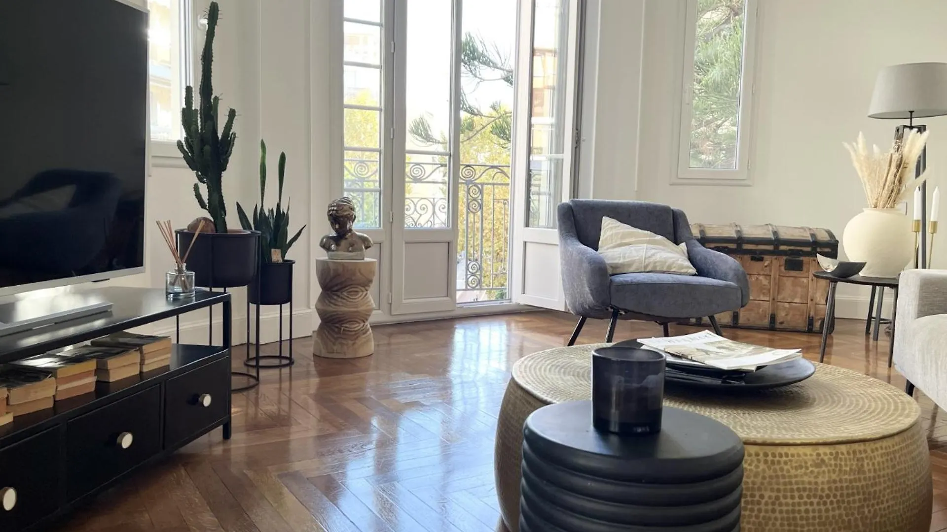 Luxueux Appartement 115M2, 3 Chambres Centre Ville Avec Parking A 5 Min Plage -Climatisation Nice
